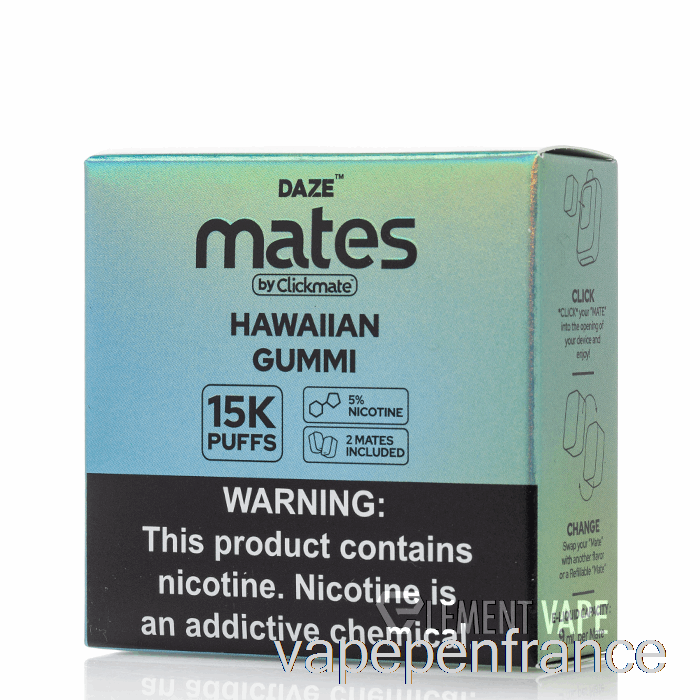 7 Daze Mate Pods Stylo Vape Gummi Hawaïen